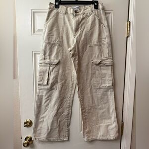 RSQ Light Wash Baggy Cargo Jeans Women's Size 27